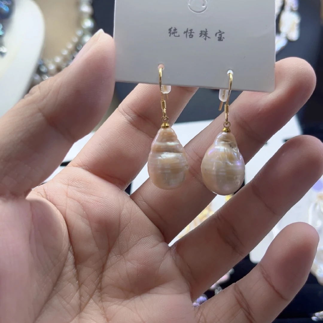 未镶嵌耳饰淡水珍珠【纯恬】