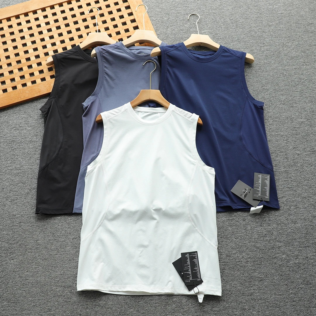 日单 网眼透气拼接 户外男女运动休闲背心 品质超好