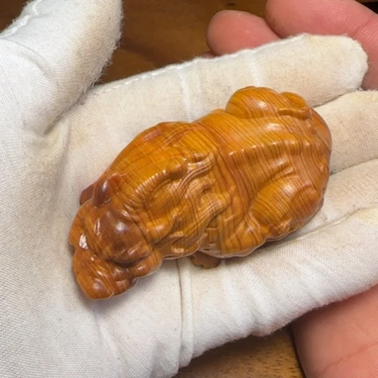 柏木（崖柏）全陈化老料把件