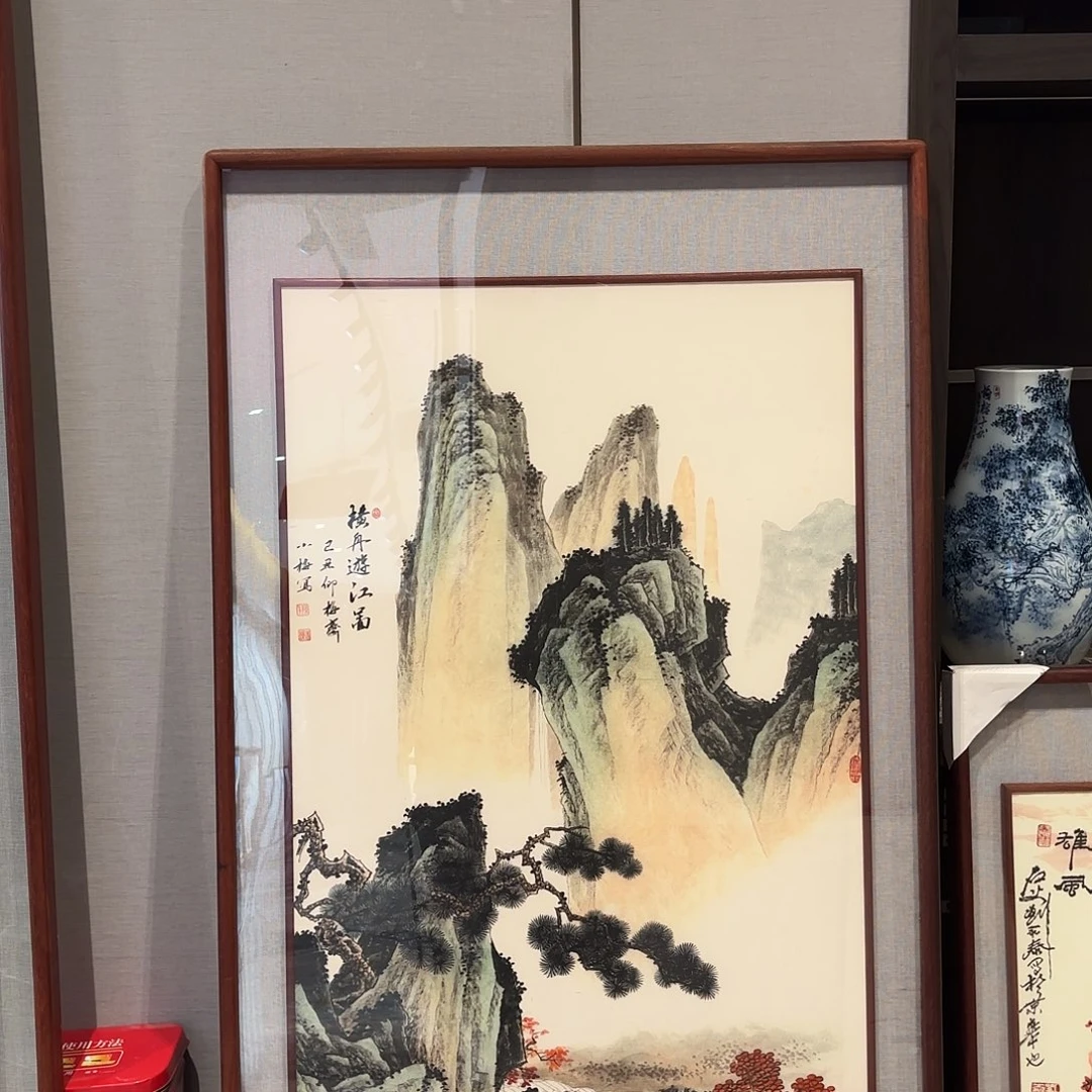 鹿***鸣横款精品书画作品欣赏