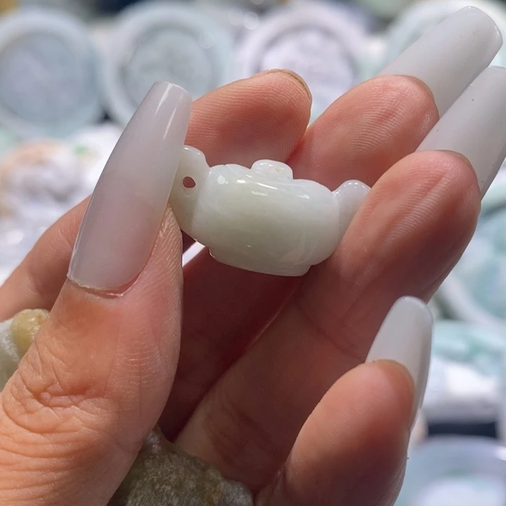 翡翠未镶嵌吊坠(不含链)用****8A148