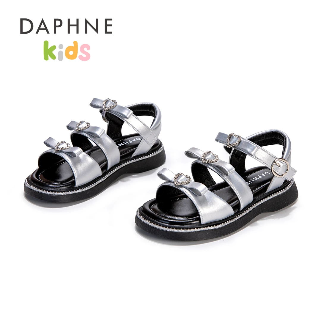 达芙妮儿童2025夏季新款时尚休闲透气凉鞋童鞋百搭女童