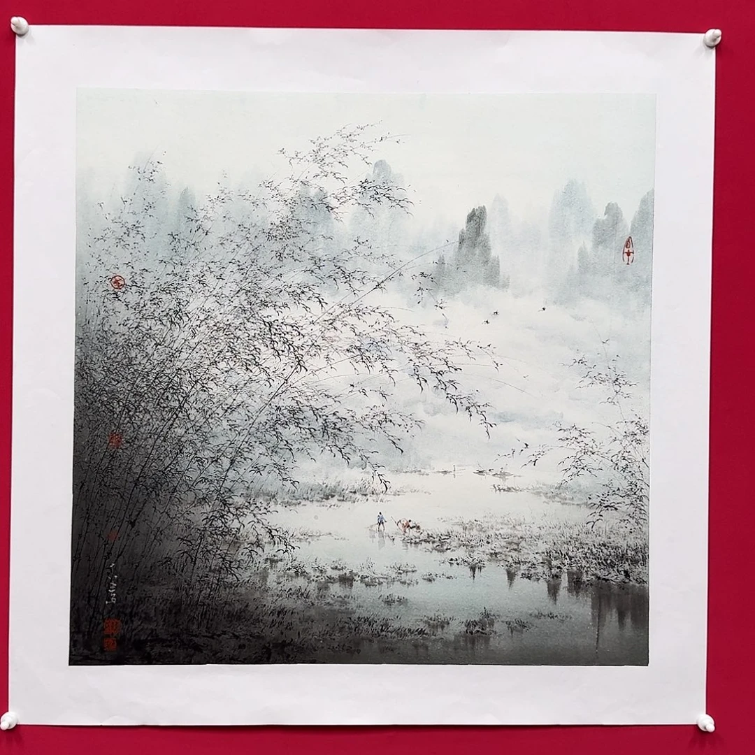 国画木春4平尺精品