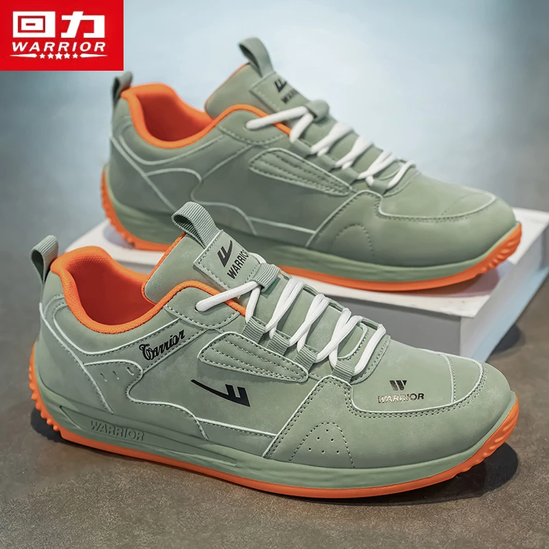 回力男鞋阿甘2025新款夏季皮面运动休闲跑步老爹轻便旅游防滑潮鞋