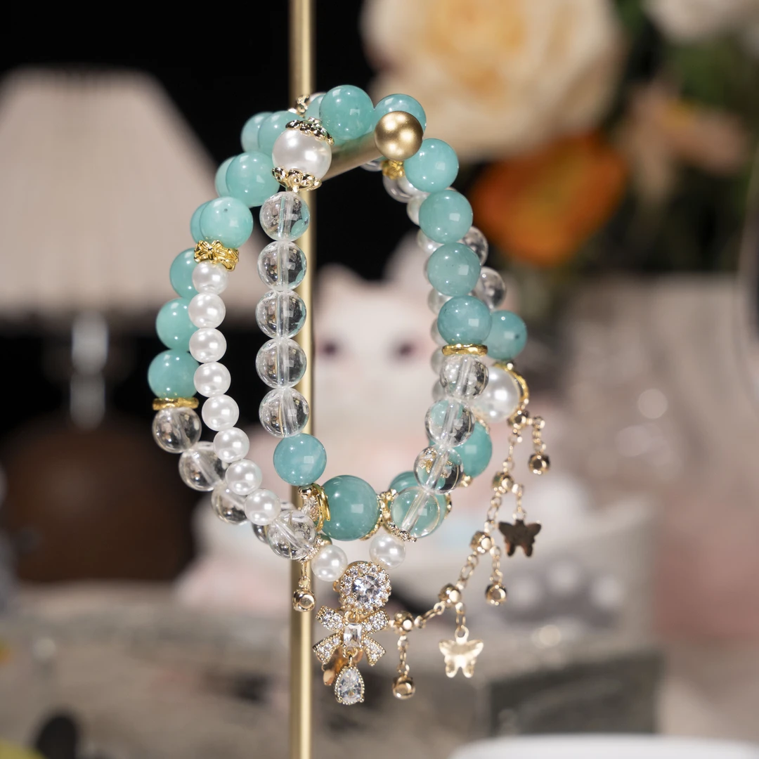 《茉莉公主》【满满家原创】天河石手串 多样性发货 发其一MMJ1002