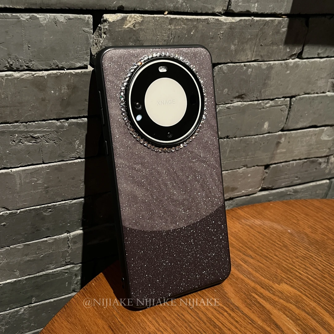 高级感闪粉不发黄轻薄适用华为mate70pro手机壳mate60pro防摔p70