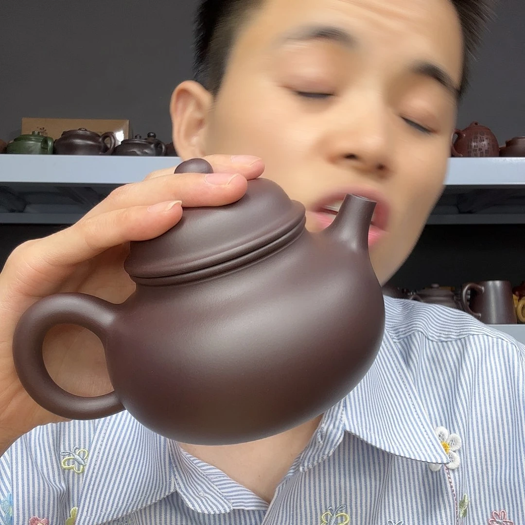 茶壶底槽青民间手艺人全手工制作