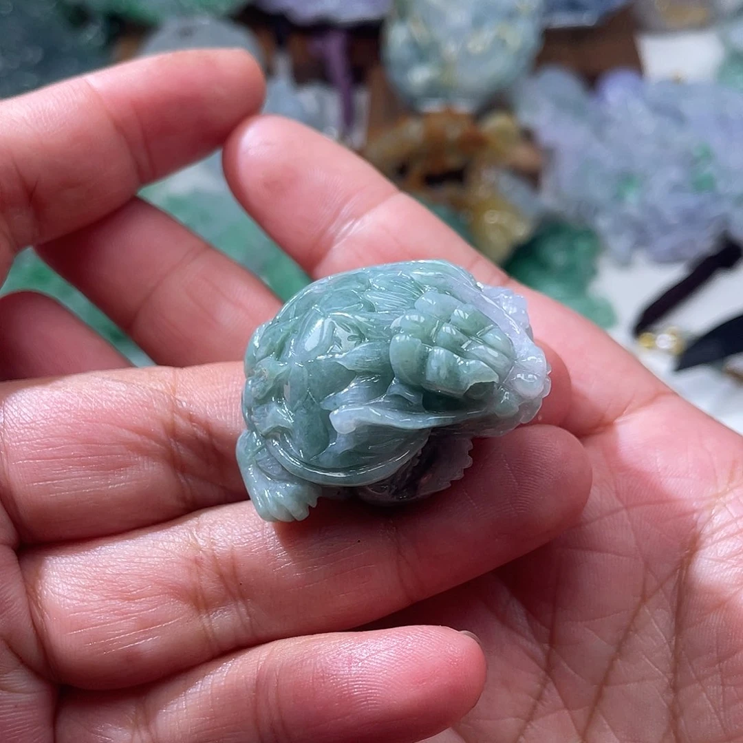 颈饰未镶嵌翡翠大*吹翡玉缘翡翠
