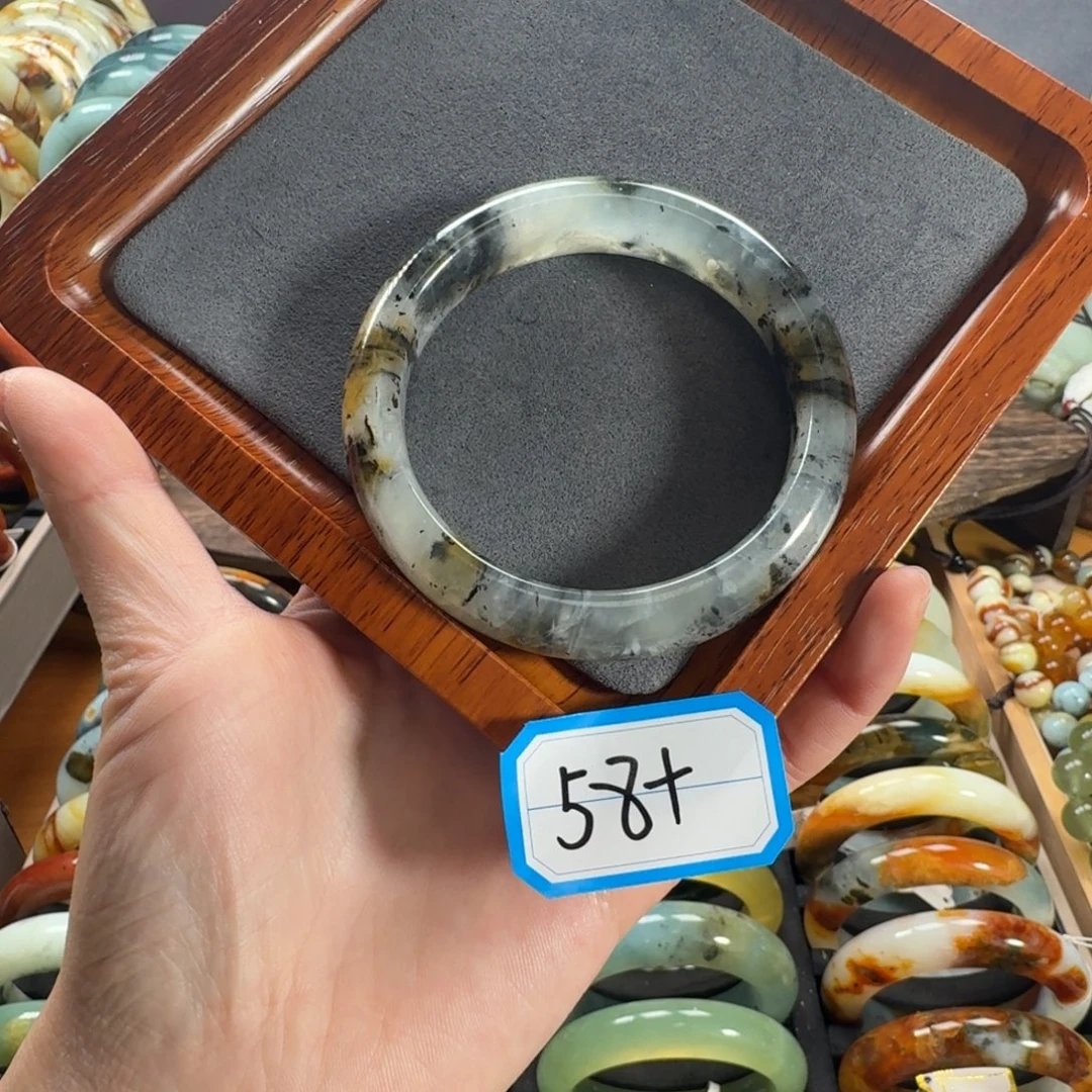 蛇纹石玉合金手镯