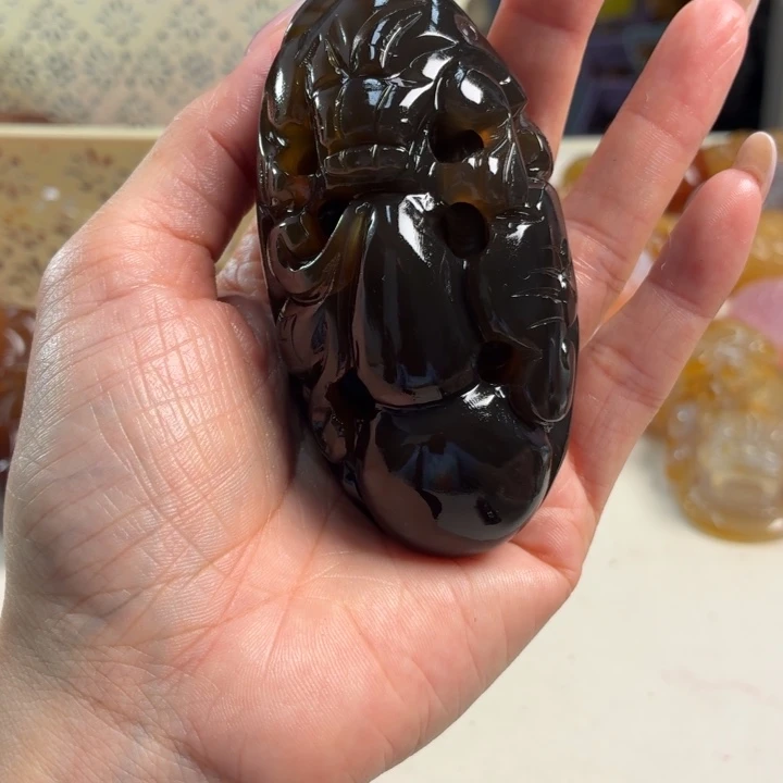 玛瑙/玉髓未镶嵌吊坠(不含链)