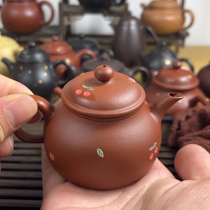 紫砂茶壶原矿紫砂半手工制作