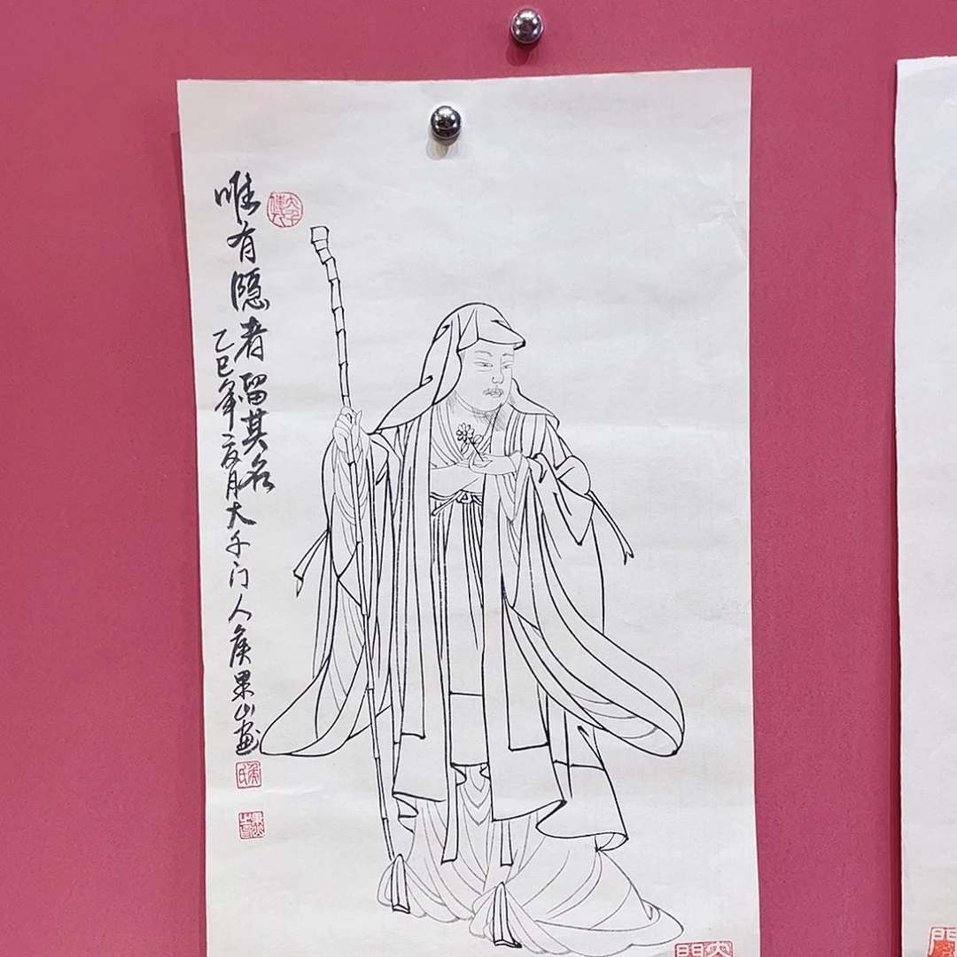 国画侯果山老师手绘国画作品音浩