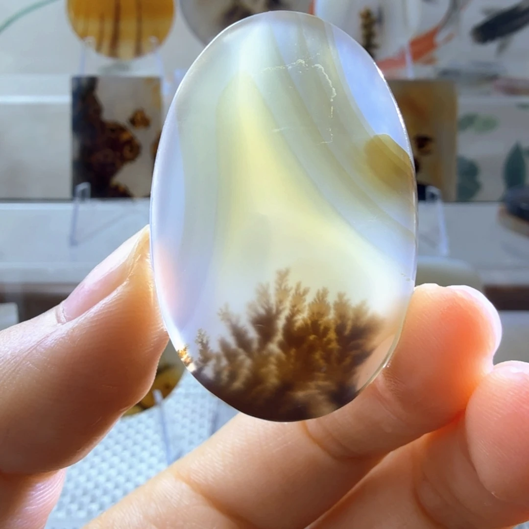 玛瑙/玉髓未镶嵌吊坠(不含链)7