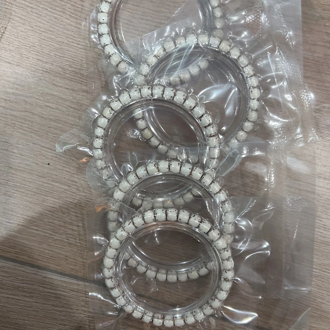 星月菩提吊坠76直切半留白，原白，五条随机发