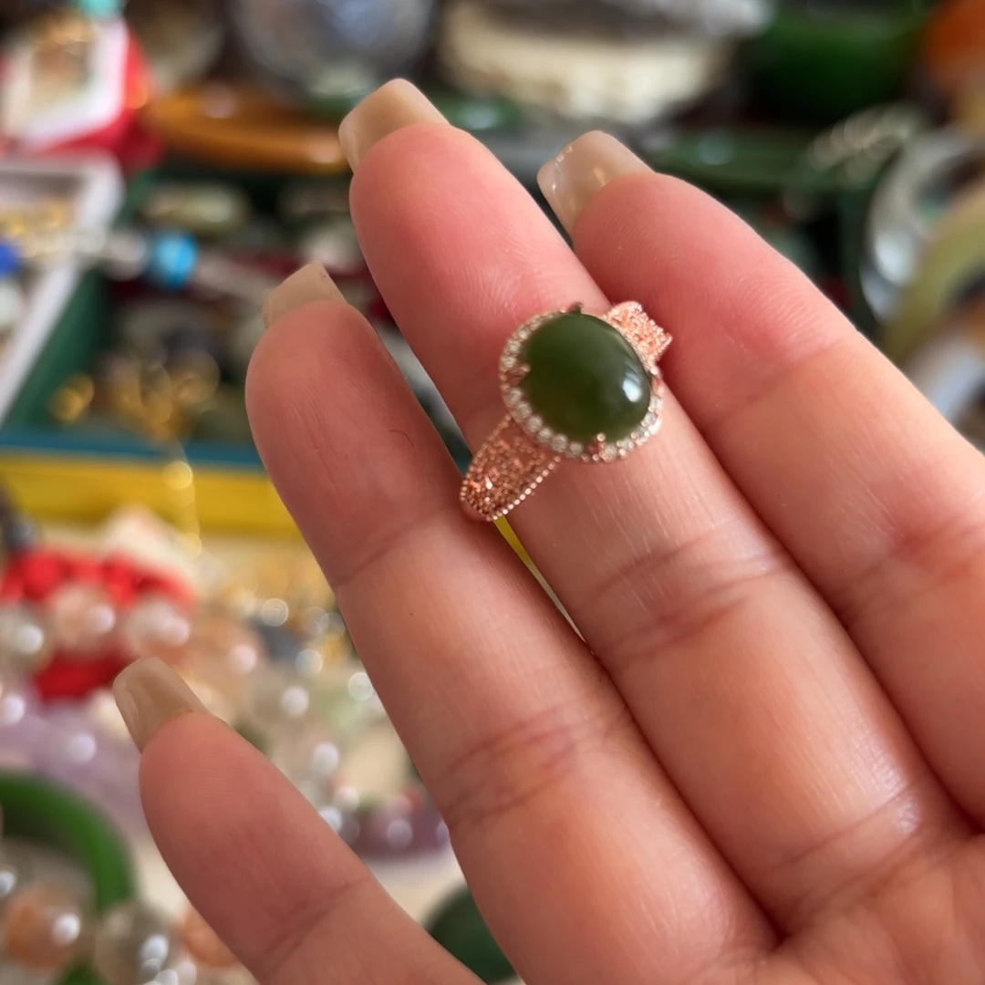 和田玉（碧玉）合金颈饰58522