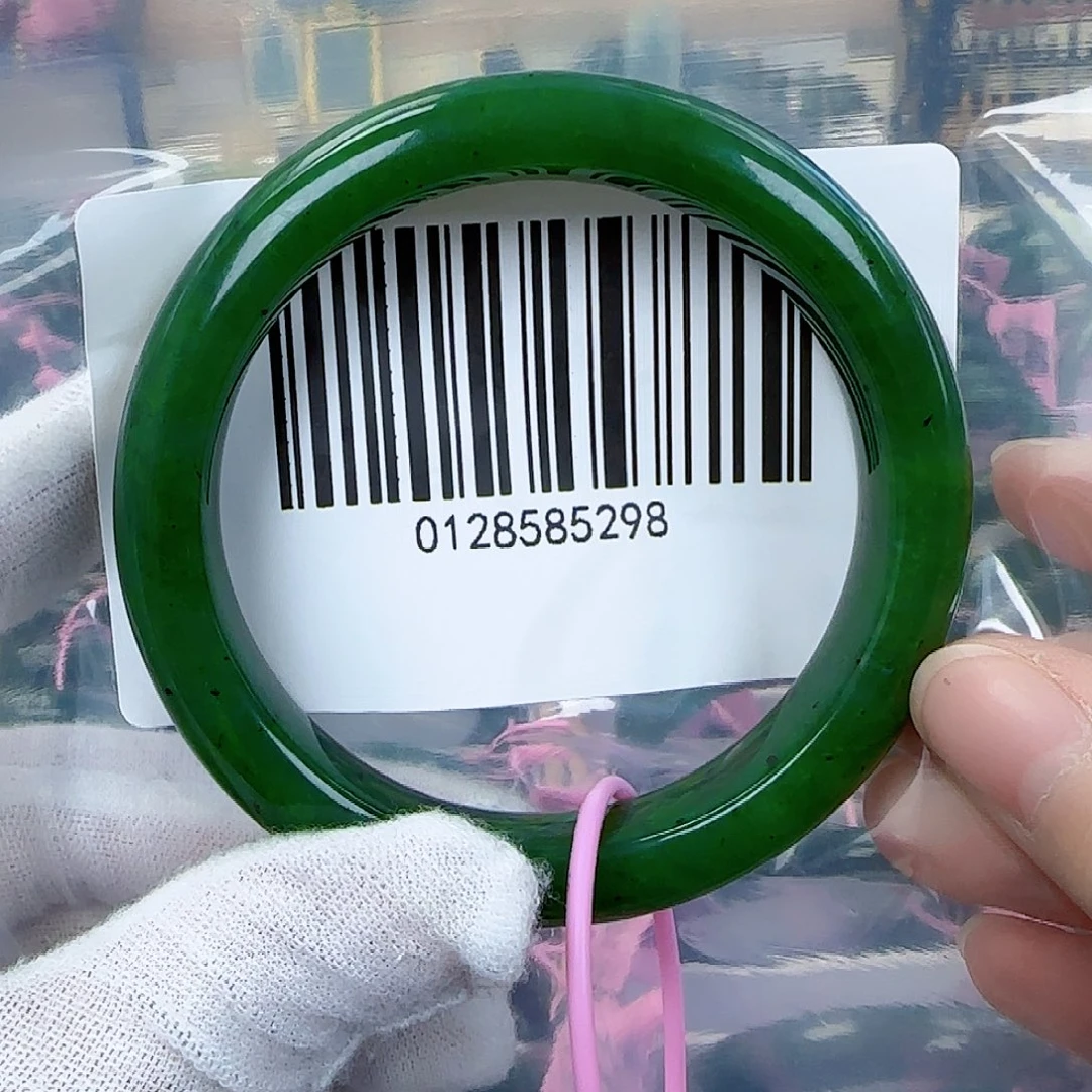 和田玉（碧玉）手镯未镶嵌5758