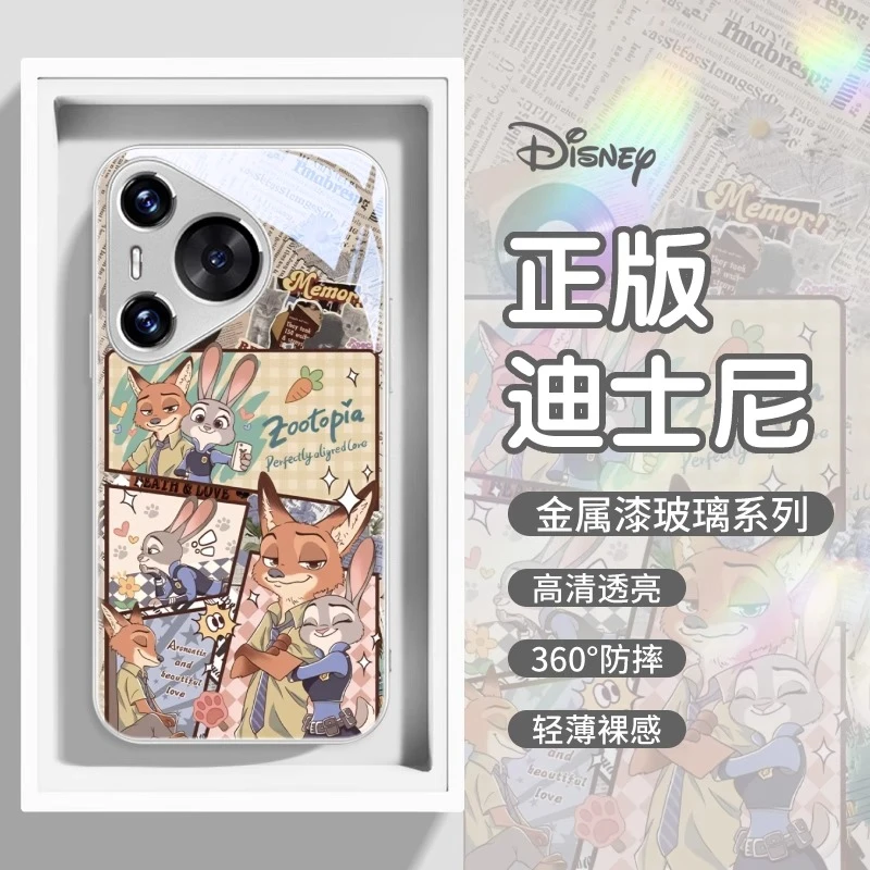 迪士尼朱迪尼克适用华为pura80pro手机壳mate70疯狂动物城pura70