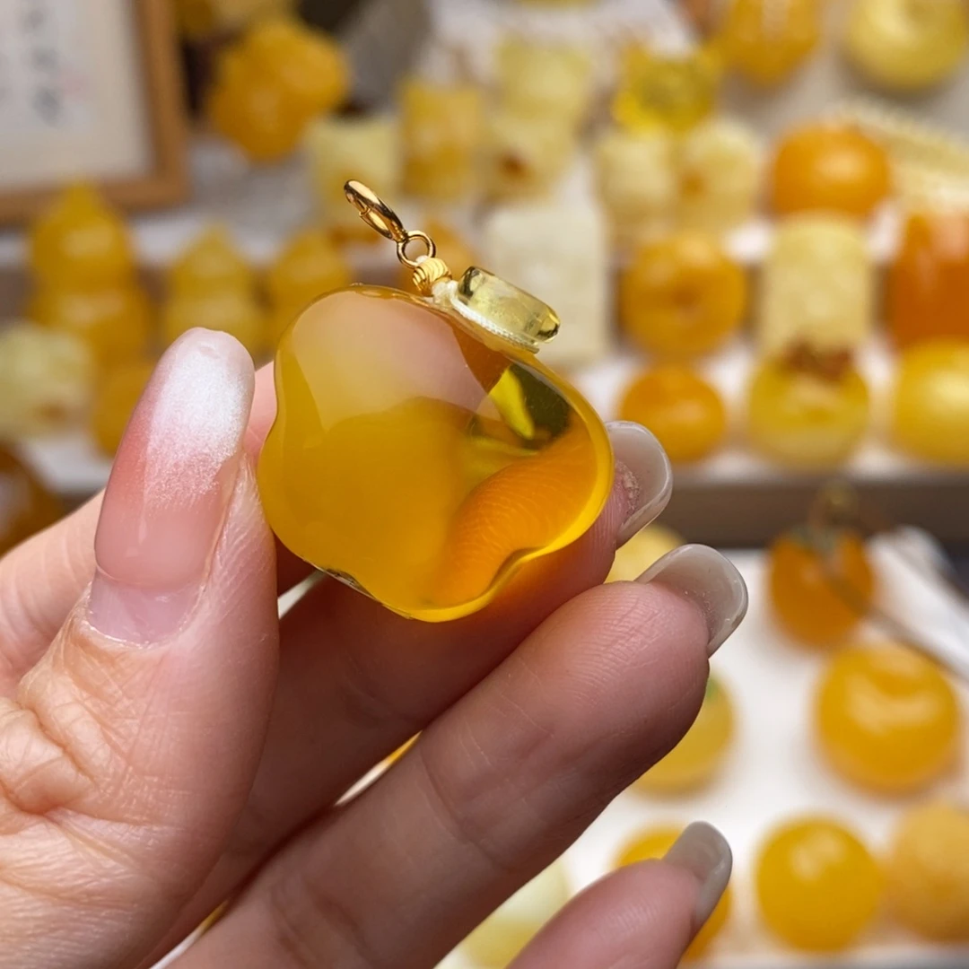 c***蜜蜜蜡未镶嵌颈饰蜜罐