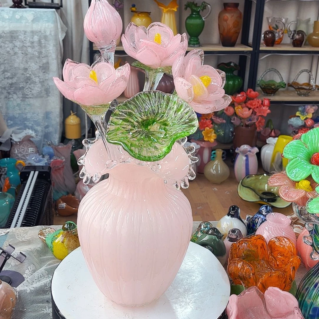 5花1夜光瓶 家悦琉璃品福利