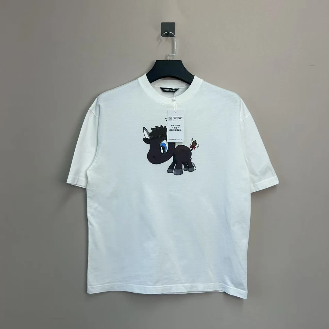 99新 Balenciaga/巴黎世家 牛年限定短袖/Xs码/价5100