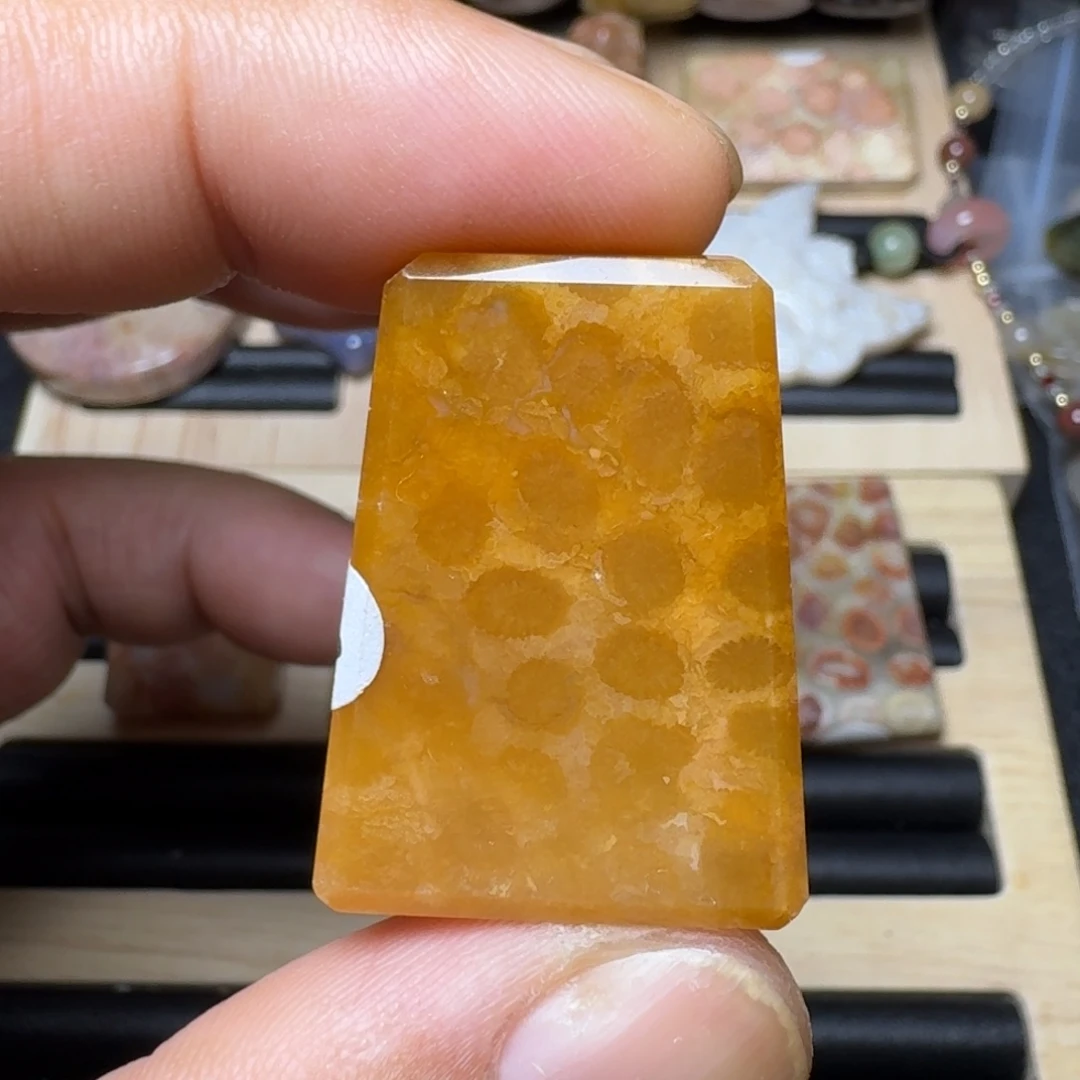 未镶嵌纯天然色有机玉石保真色硅化玉