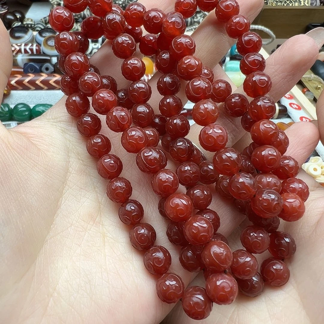 玛瑙/玉髓未镶嵌珠宝半成品108颗