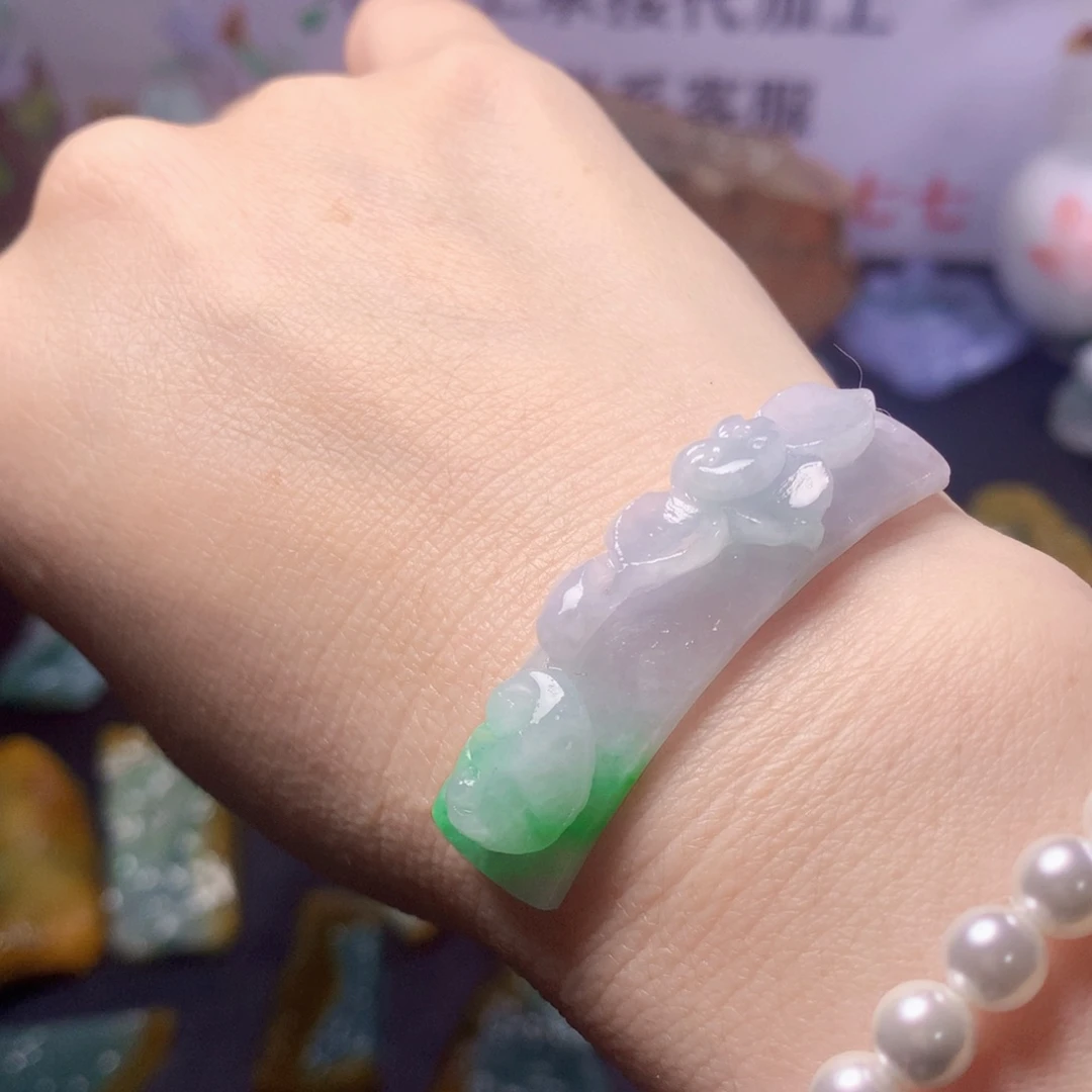 未镶嵌戒指翡翠纯天然