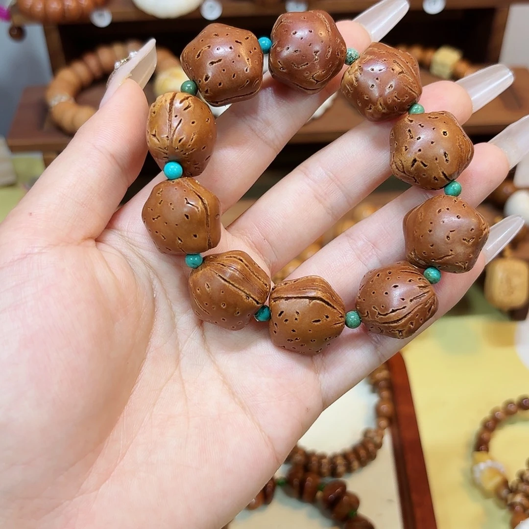 手串星月菩提桃核星星