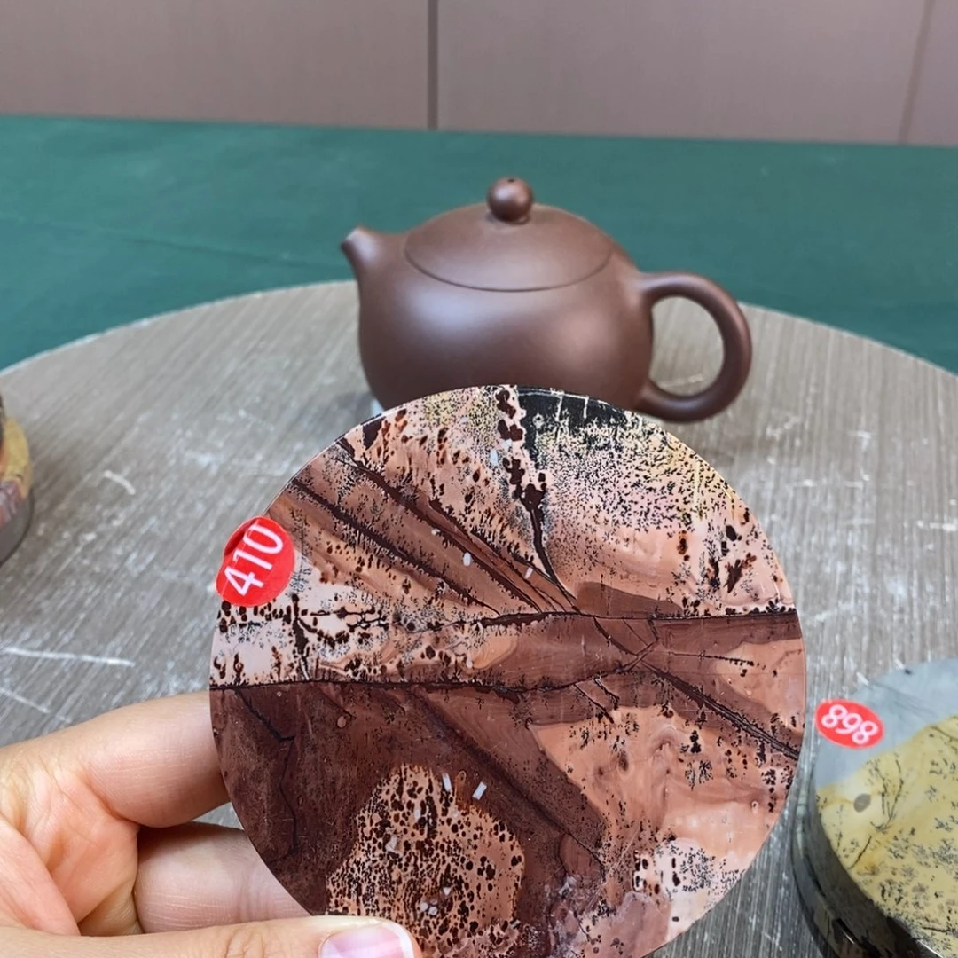 石材广西国画石草花石