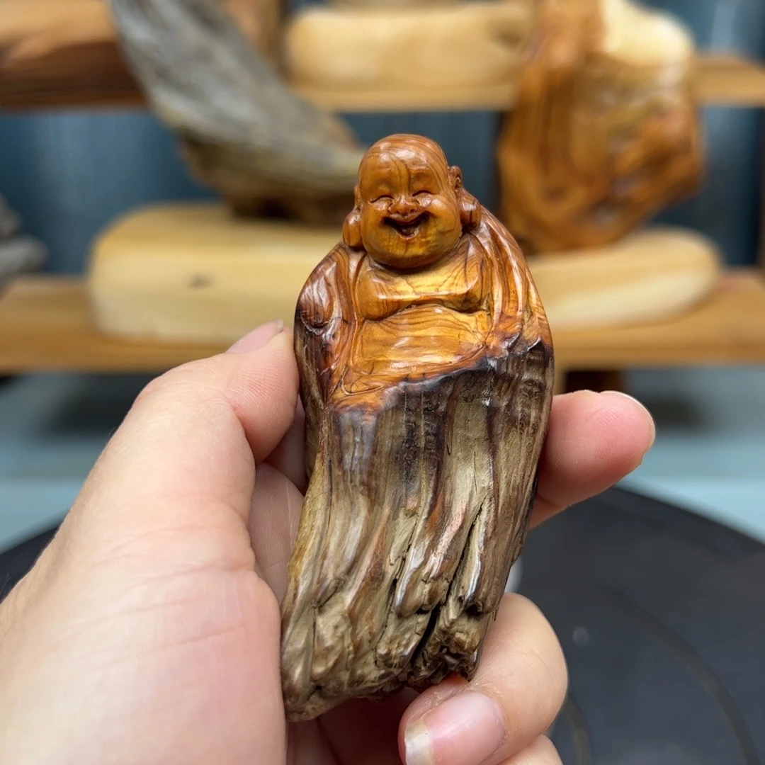 木橘****天崖柏木摆件手把件，