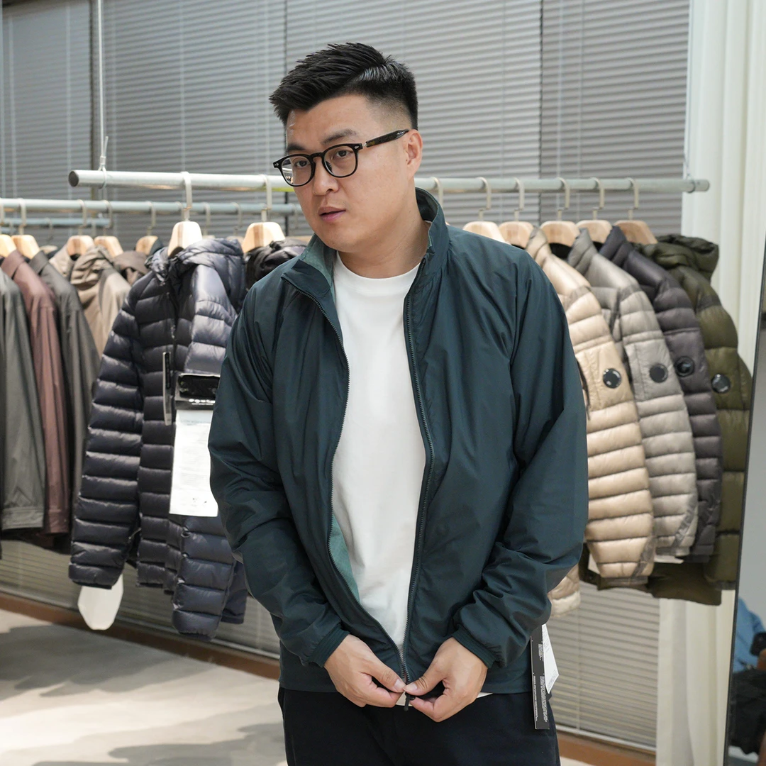 【250105039】轻到离谱OCTA 轻量薄绒棉衣户外立领保暖休闲外套男