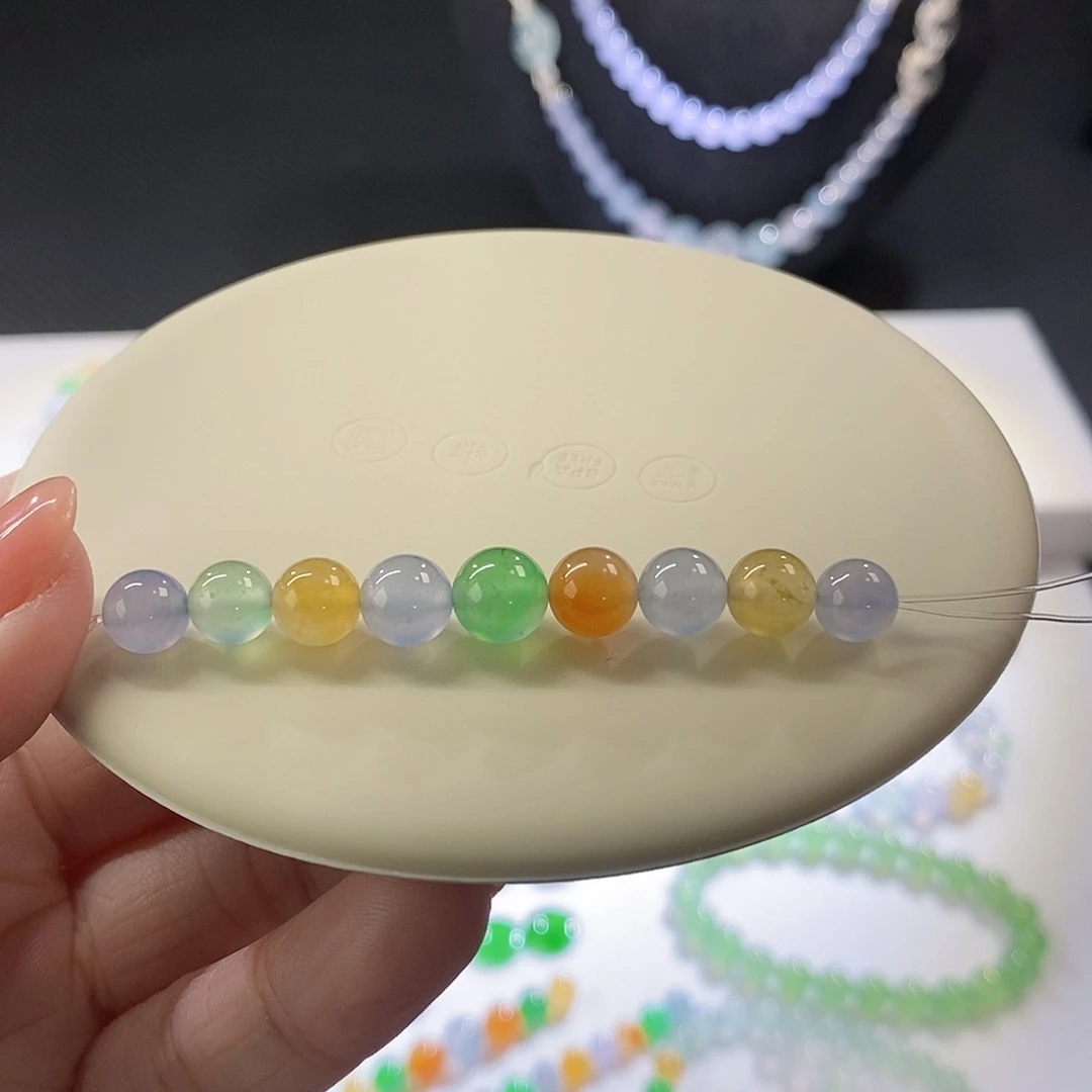 翡翠挂件未镶嵌单珠