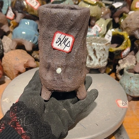 粗陶花盆制作就这样了