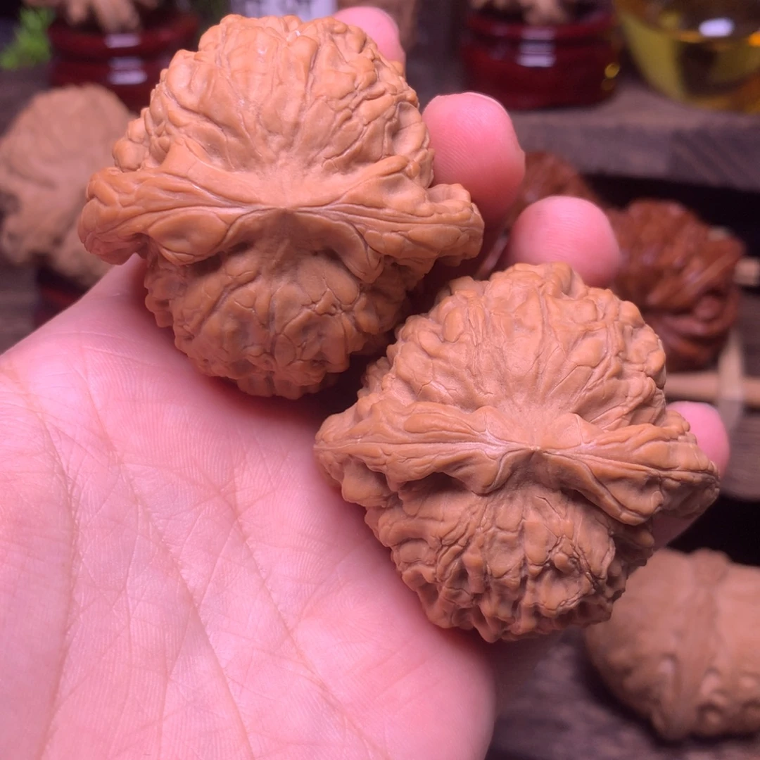 文玩核桃把件48龙鼎全品