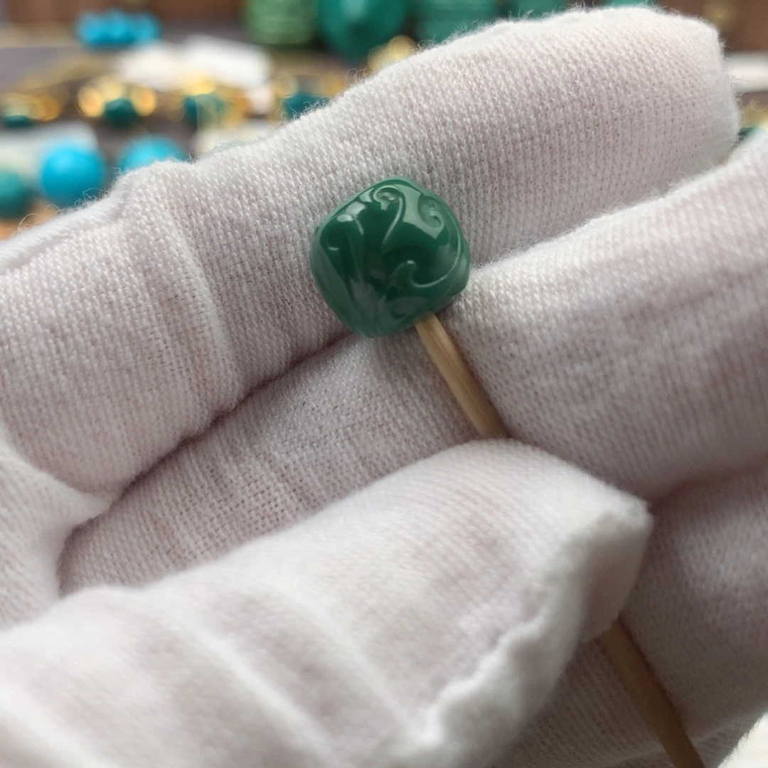 绿松石未镶嵌发饰10.6mm