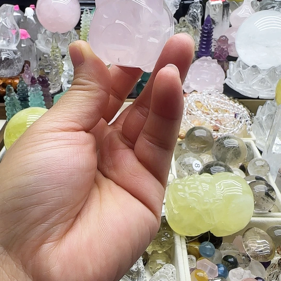 水晶未镶嵌车挂摆件