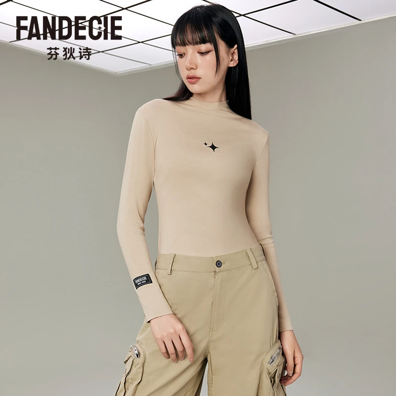 【美拉德】芬狄诗秋冬暖肤衣打底衫女小高领圆领穿搭内搭修身上衣
