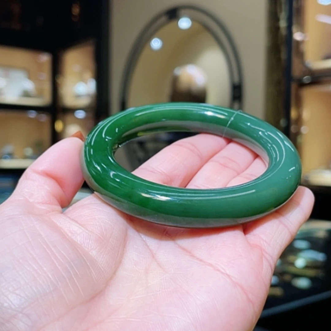 【闪购商品】和田玉手镯未镶嵌56#77.16g