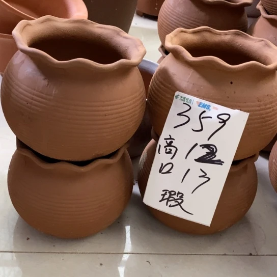 粗陶红陶绿植花盆359