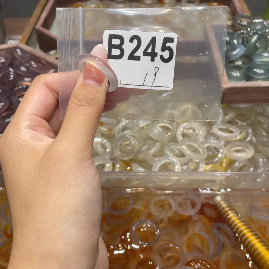 玛瑙/玉髓未镶嵌戒指245