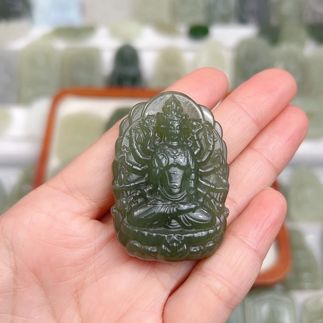 颈饰未镶嵌和田玉随**开