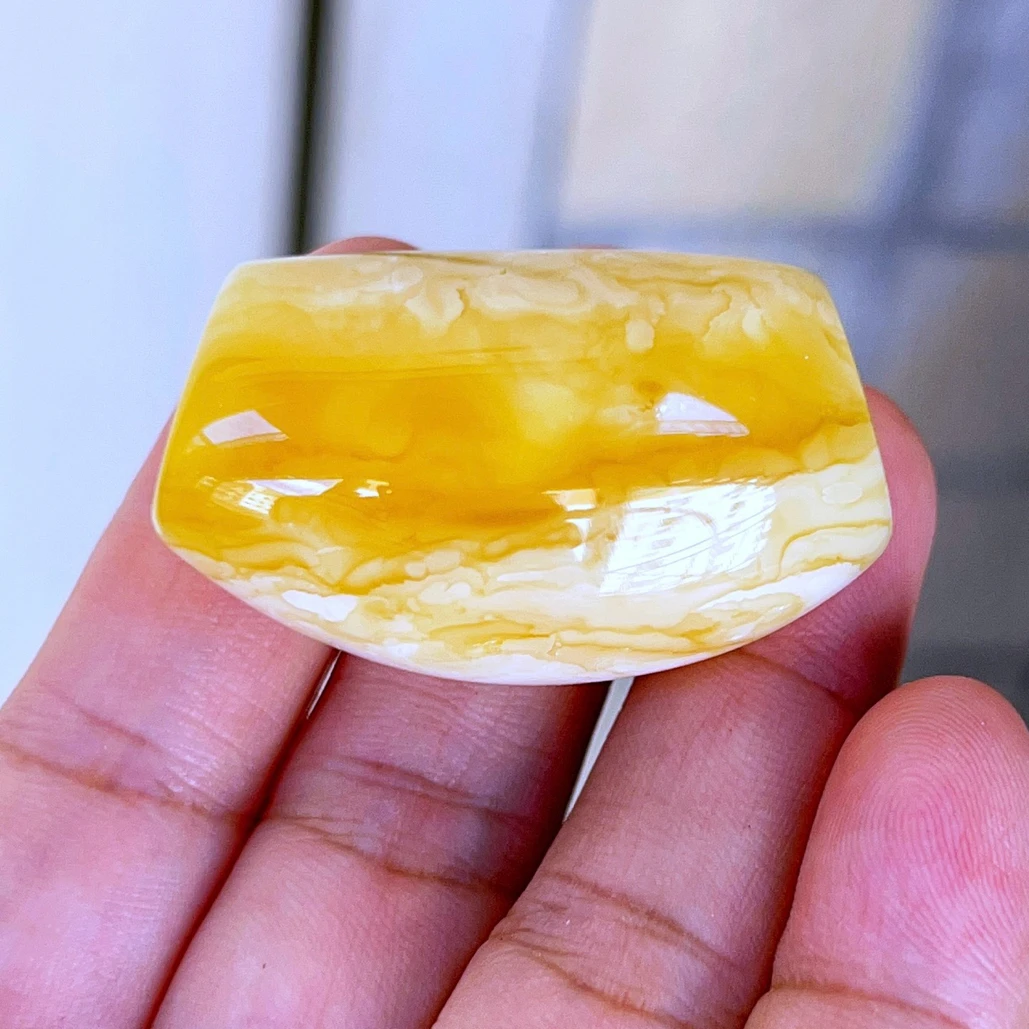 俄料虎皮纹溶洞马蹄珠