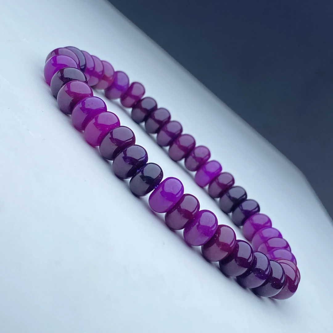 495号精品紫苏算盘珠8mm手链多样性发一件时尚