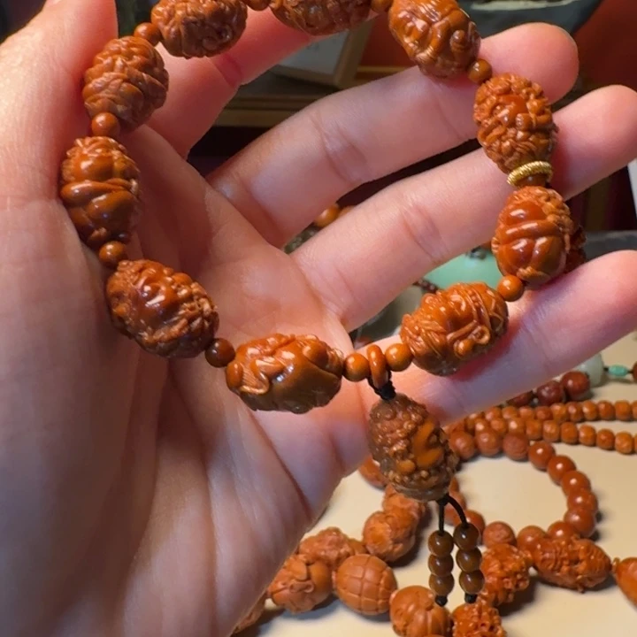 陈***毛手串/手链橄榄核手工多宝瑞兽