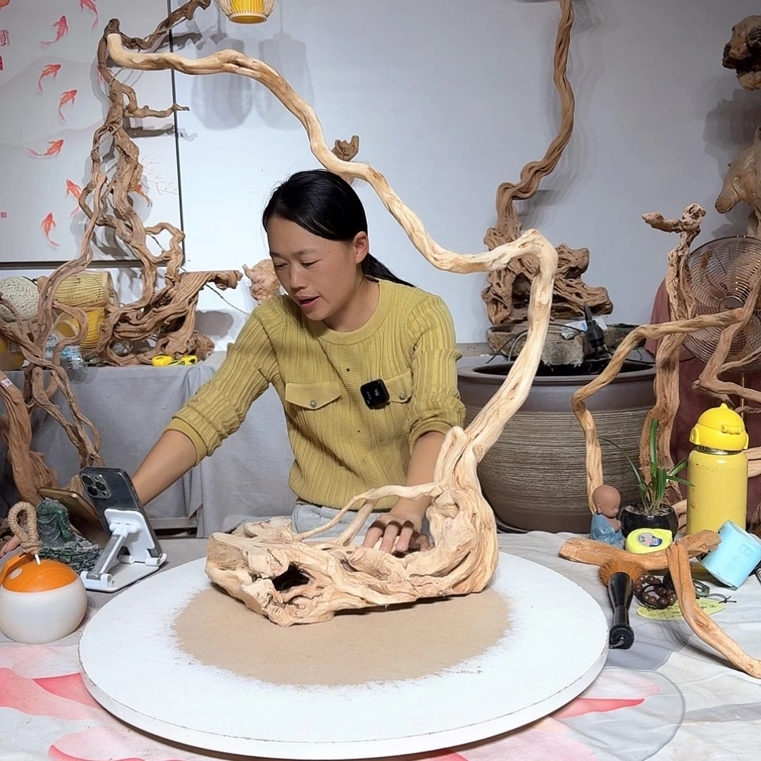 鹤***铺杜鹃根艺术中心根艺术