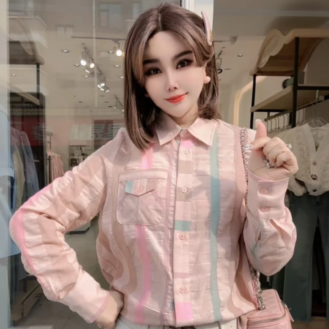 闺蜜精品030316【日落风暴】格格衬衫