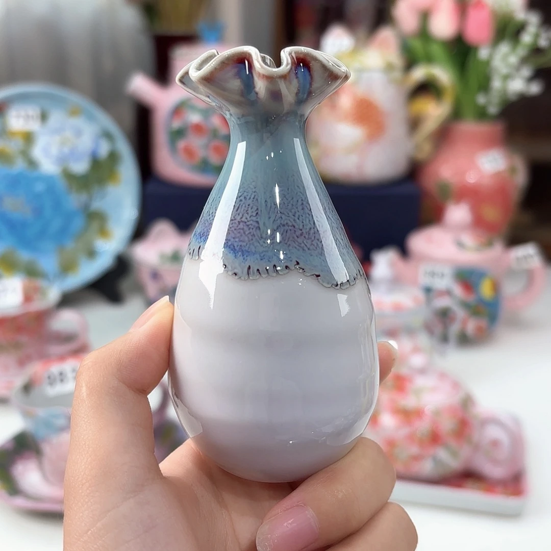 景德镇手绘高温釉下彩陶瓷茶具