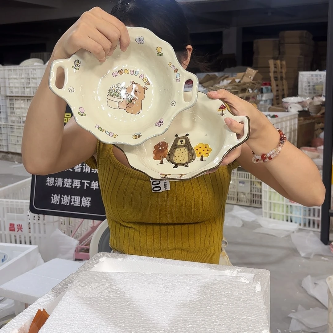 瓷微瑕陶瓷餐具釉下彩