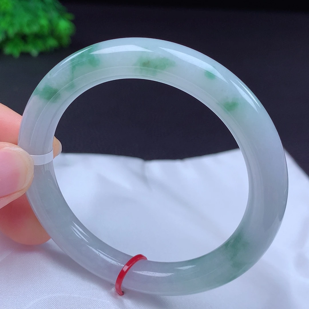 翡翠未镶嵌手镯57圈432302