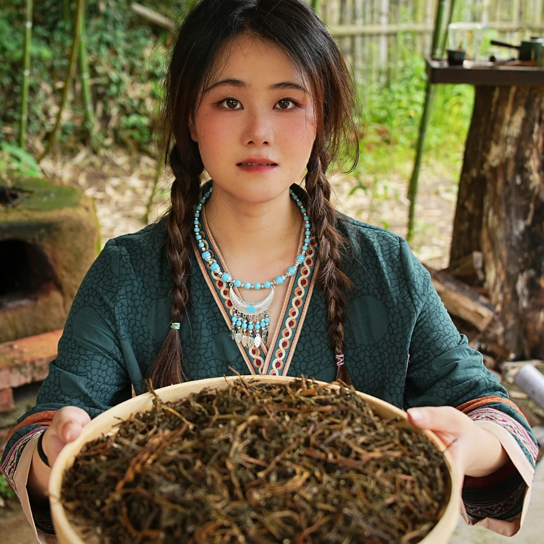 阿妹山货 螃蟹脚 茶-树